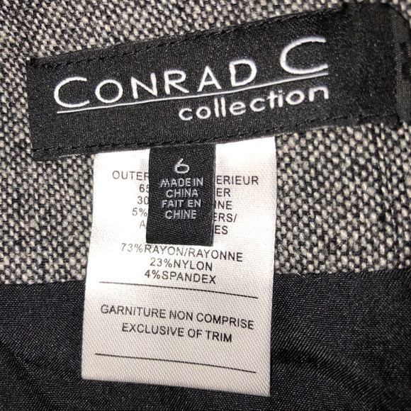 Conrad C wool blend pencil skirt Size 6 - Picture 4 of 6